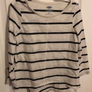 Old Navy  Girls 6/7 relaxed striped tee